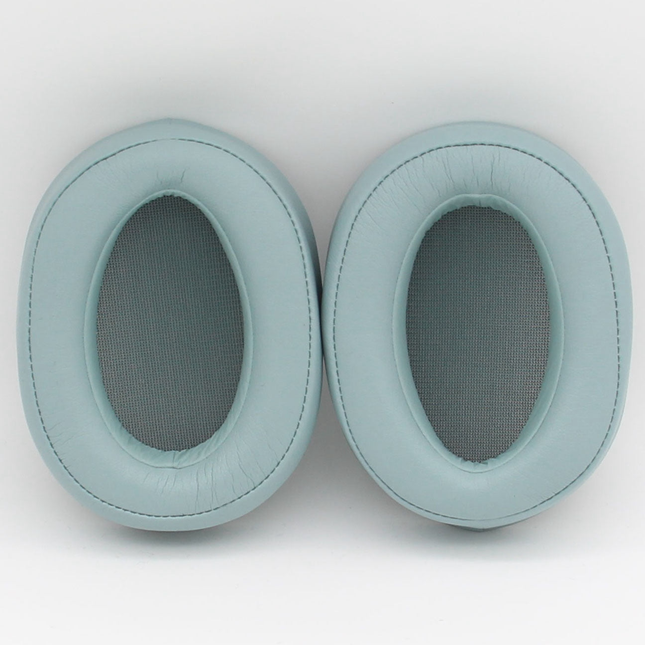JZF-188 1 Pair Replacement Leather Earpads Ear Cushions for Sony MDR-100ABN WH-H900N Wireless Headphone - Cyan