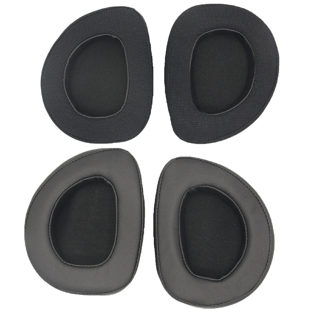 1 Pair JZF-351 Replacement Earpads Headphone Ear Cover for Asus ROG Delta Aura Sync USB-C Gaming Headset - Black
