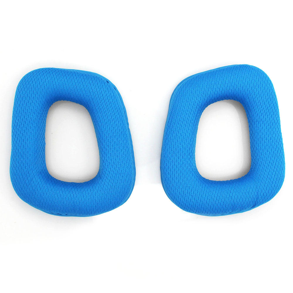 1 Pair DHW-1104 Soft Sponge Replacement Earpads Earmuff Accessories for Logitech G35/G930/G430/F450 Headphone - Blue