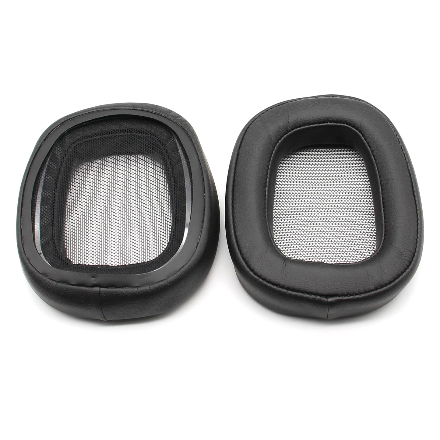JZF-240 1 Pair Soft Sponge Breathable Mesh Replacement Earpads Earmuff Accessories for Logitech G433 Headphone - Black
