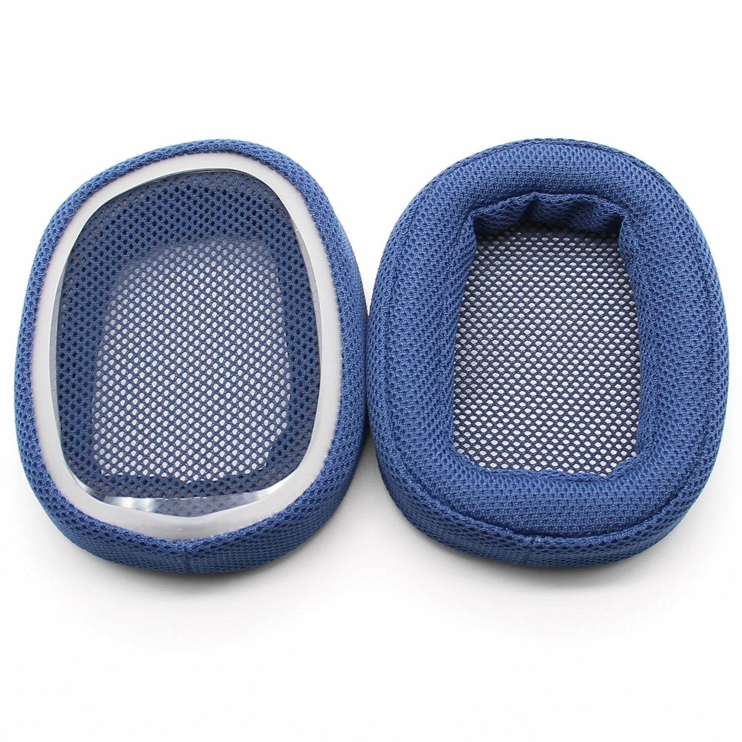 JZF-240 1 Pair Soft Sponge Breathable Mesh Replacement Earpads Earmuff Accessories for Logitech G433 Headphone - Blue