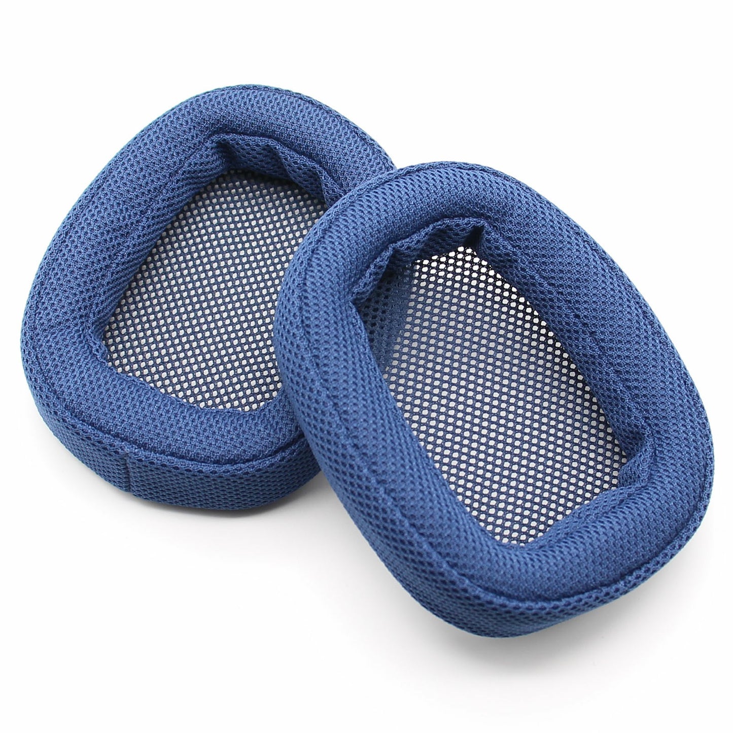 JZF-240 1 Pair Soft Sponge Breathable Mesh Replacement Earpads Earmuff Accessories for Logitech G433 Headphone - Blue