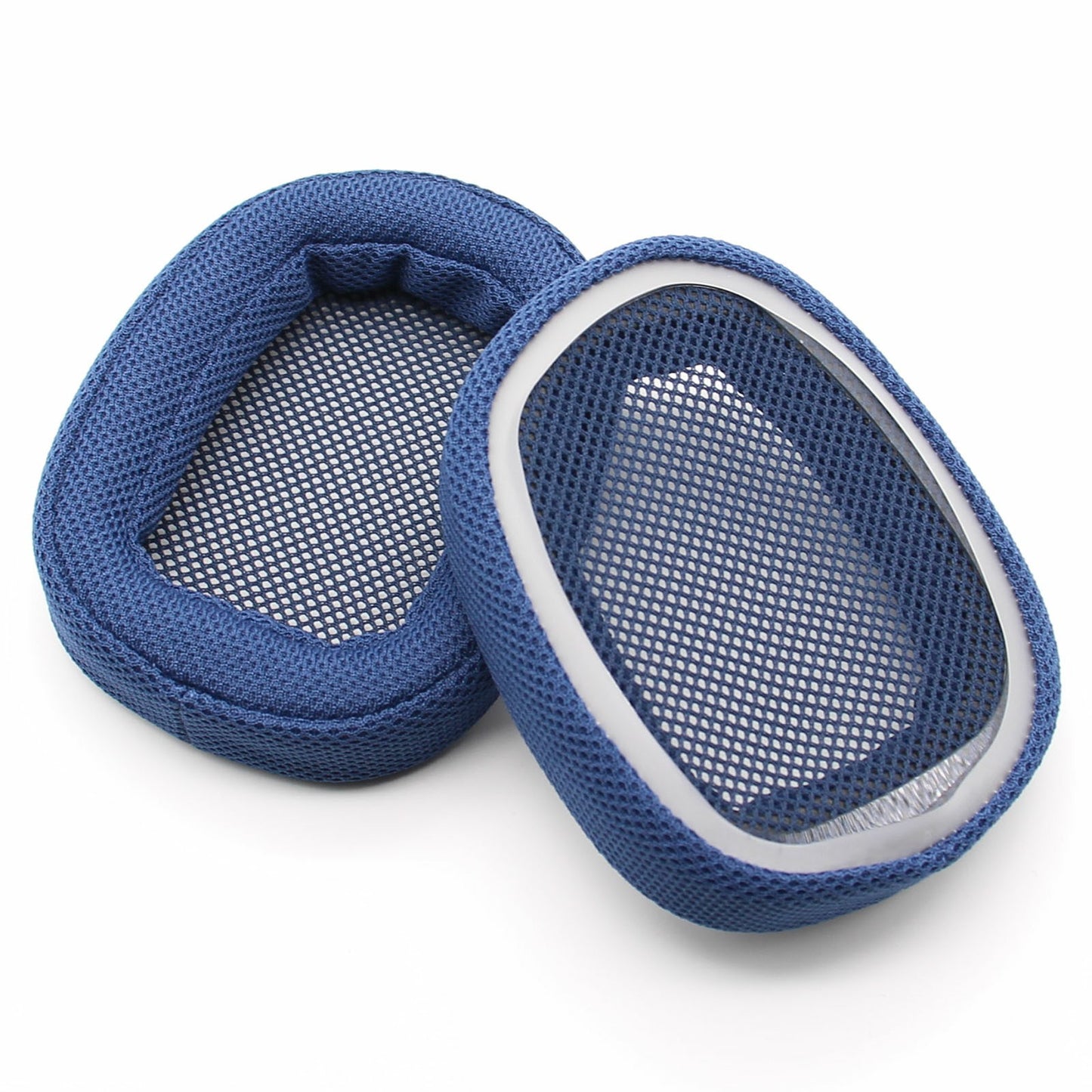 JZF-240 1 Pair Soft Sponge Breathable Mesh Replacement Earpads Earmuff Accessories for Logitech G433 Headphone - Blue