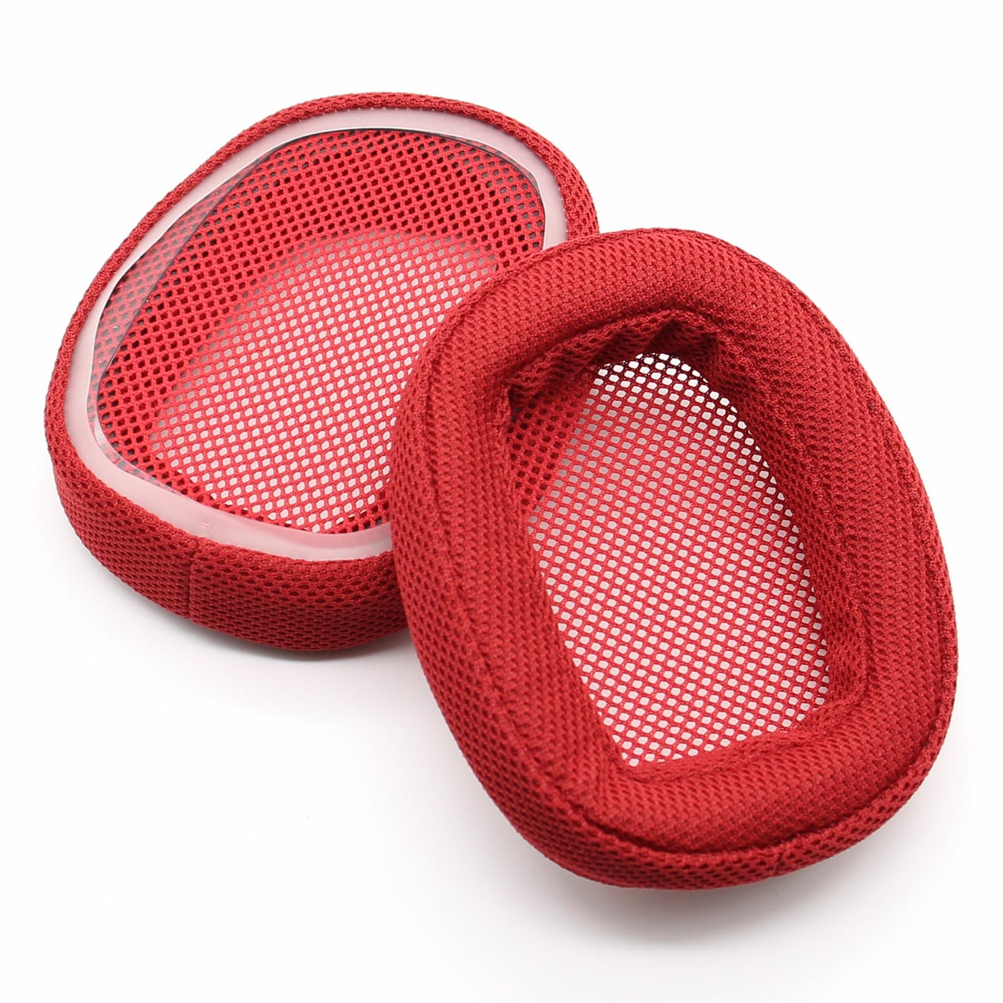 JZF-240 1 Pair Soft Sponge Breathable Mesh Replacement Earpads Earmuff Accessories for Logitech G433 Headphone - Red