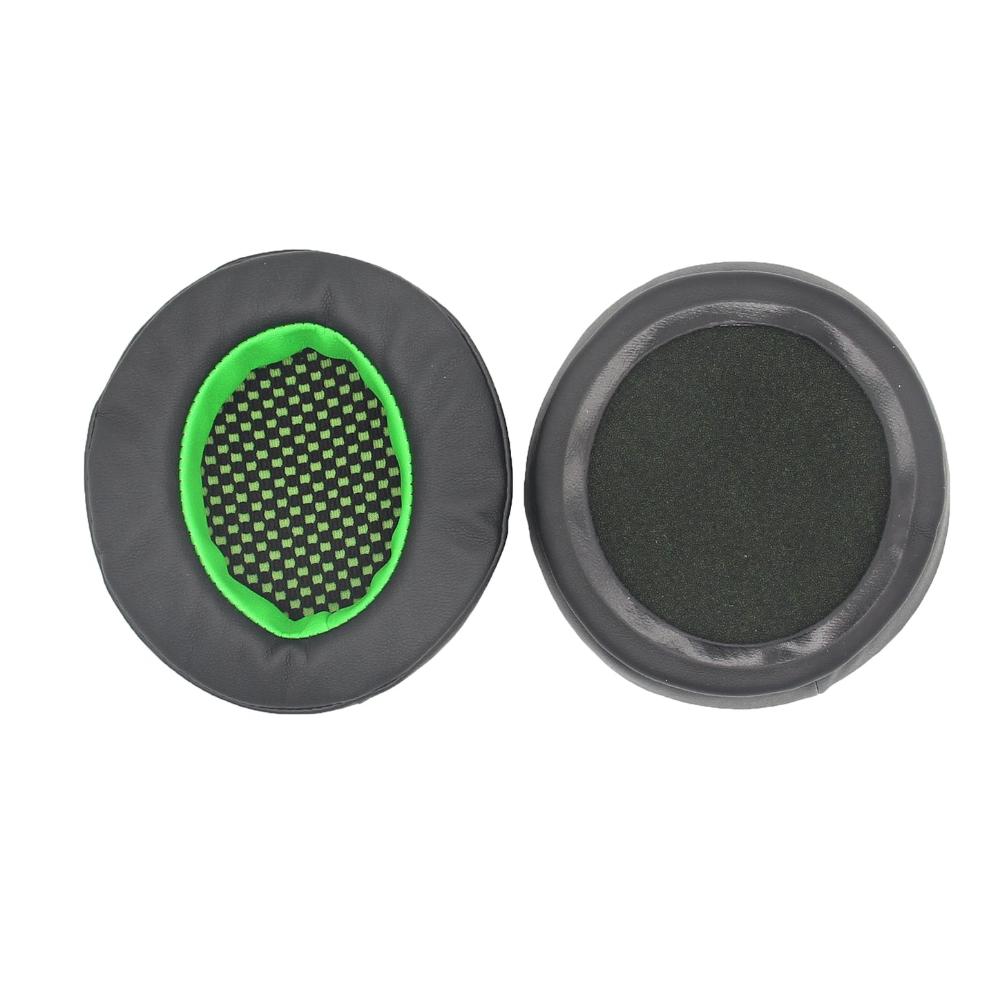JZF-356 1 Pair Headphone Replacement Earpads Soft Breathable Headset Earmuff Accessories for Edifier HECATE G4/G4 PRO/G30 - Black/Green