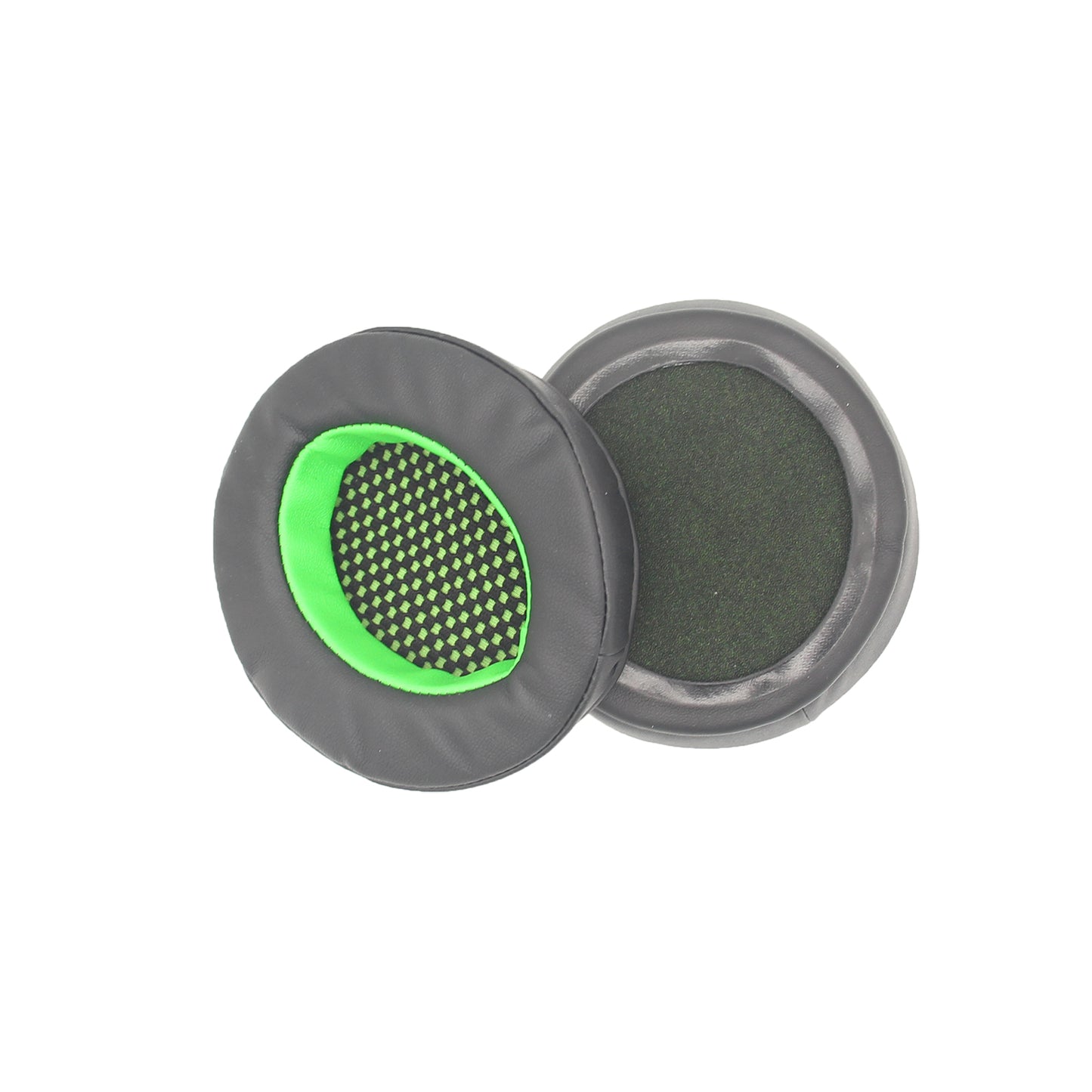 JZF-356 1 Pair Headphone Replacement Earpads Soft Breathable Headset Earmuff Accessories for Edifier HECATE G4/G4 PRO/G30 - Black/Green
