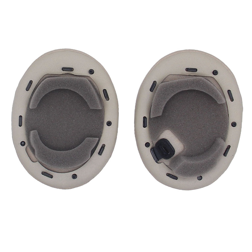 JZF-366 One Pair Headphone Replacement Earpads for Sony WH-1000XM4 Soft Protein Leather Cushions Earphone Accessories - Grey-white