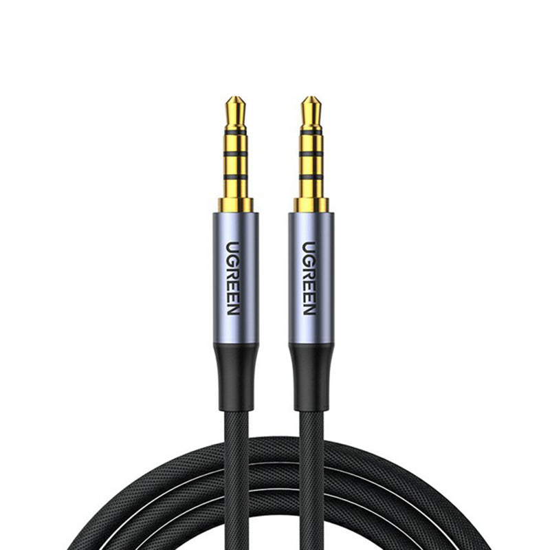 Uniqkart 1.5m 3.5mm Aux Cable TRRS Cable Male to Male Audio Stereo Jack HiFi Cable for Cellphone Speaker Car Headphone