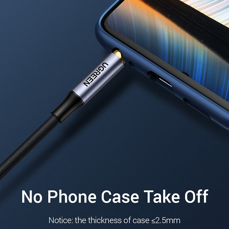 Uniqkart 1.5m 3.5mm Aux Cable TRRS Cable Male to Male Audio Stereo Jack HiFi Cable for Cellphone Speaker Car Headphone