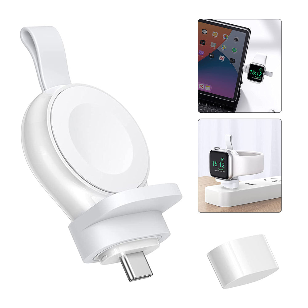 UGREEN 60709 Wireless Charger Compatible with Apple Watch Series 1/2/3/4/5/6/7/SE USB C Portable Magnetic Fast Charger Cordless Charging Station for Travel Home Office (MFi Certified)