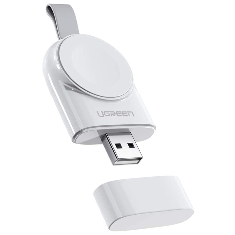 Uniqkart 50944 Wireless Magnetic Charger Compatible with Apple Watch Series Travel Portable USB Charger Cordless Charging Station (MFi Certified)