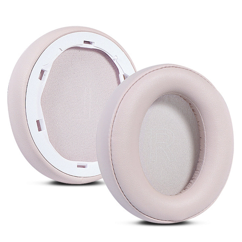 For Anker Soundcore Life Q35 1 Pair Replacement Headphone Earpads Cushion Soft Breathable Headset Protein Leather Earmuffs - Deep Pink