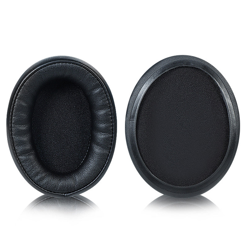 1 Pair Comfortable Earpads Leather Sponge Cushions for Audio-Technica ATH-AR5BT AR5IS Headphone Accessories Replacement - Black