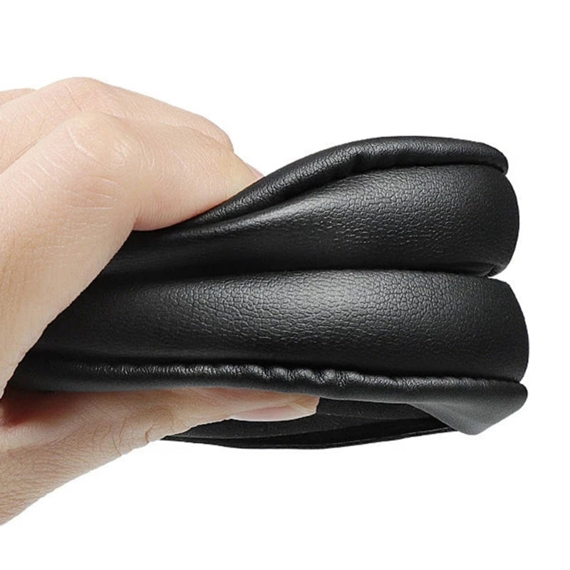 1 Pair Comfortable Earpads Leather Sponge Cushions for Audio-Technica ATH-AR5BT AR5IS Headphone Accessories Replacement - Black