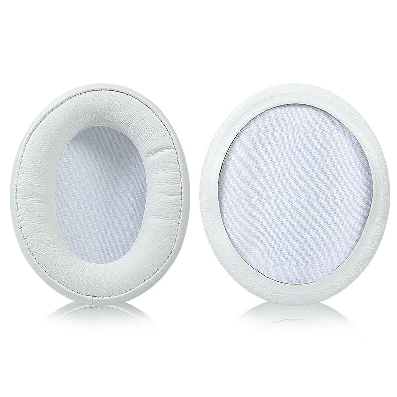 1 Pair Comfortable Earpads Leather Sponge Cushions for Audio-Technica ATH-AR5BT AR5IS Headphone Accessories Replacement - White