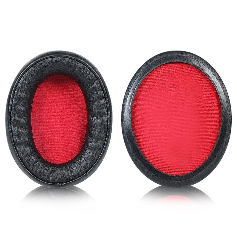 1 Pair Comfortable Earpads Leather Sponge Cushions for Audio-Technica ATH-AR5BT AR5IS Headphone Accessories Replacement - Red
