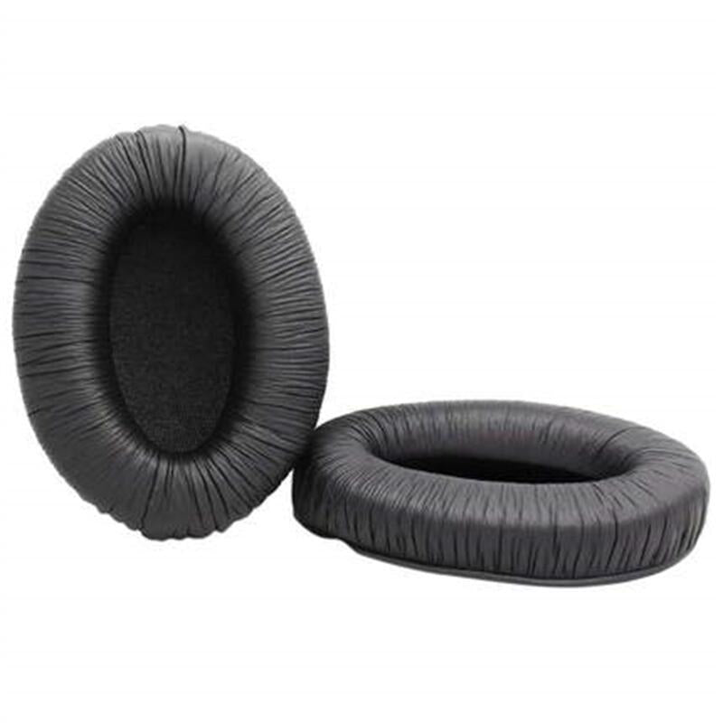 1 Pair Replacement Earpads for SENNHEISER G4ME ZERO Headphone Soft Sponge Leahter Cushion Pads - Black/Wrinkled Leather
