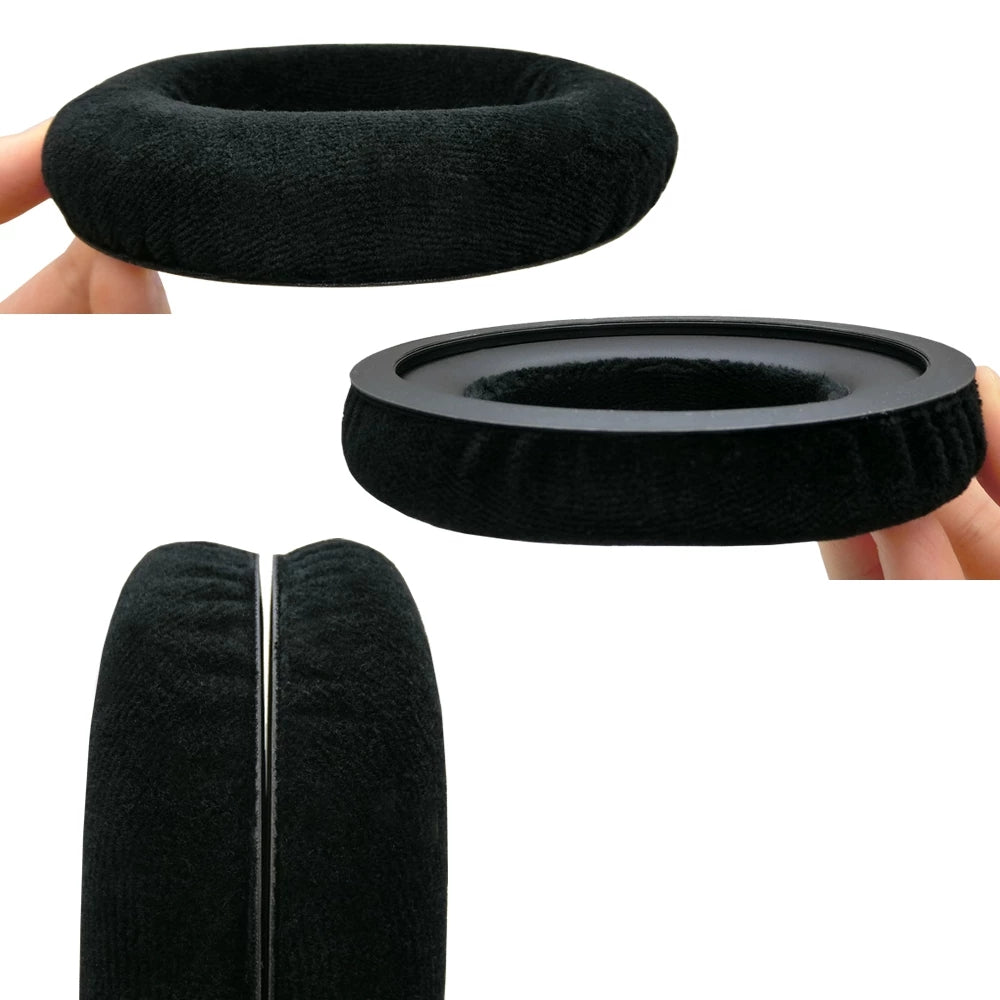 1 Pair Replacement Earpads for SENNHEISER G4ME ZERO Headphone Soft Sponge Leahter Cushion Pads - Black/Cloth