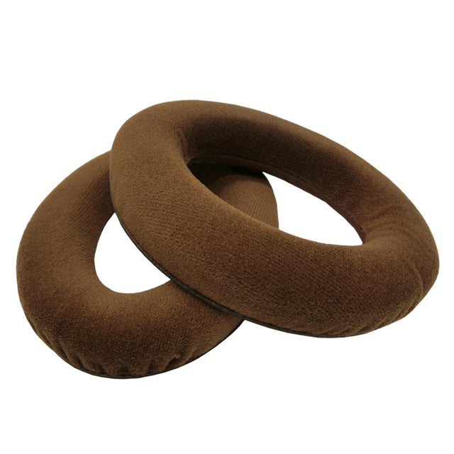 1 Pair Replacement Earpads for SENNHEISER G4ME ZERO Headphone Soft Sponge Leahter Cushion Pads - Brown/Cloth