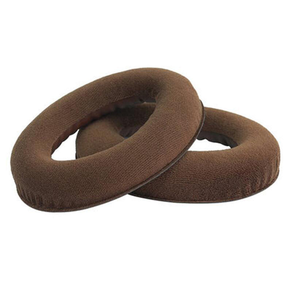 1 Pair Replacement Earpads for SENNHEISER G4ME ZERO Headphone Soft Sponge Leahter Cushion Pads - Brown/Cloth