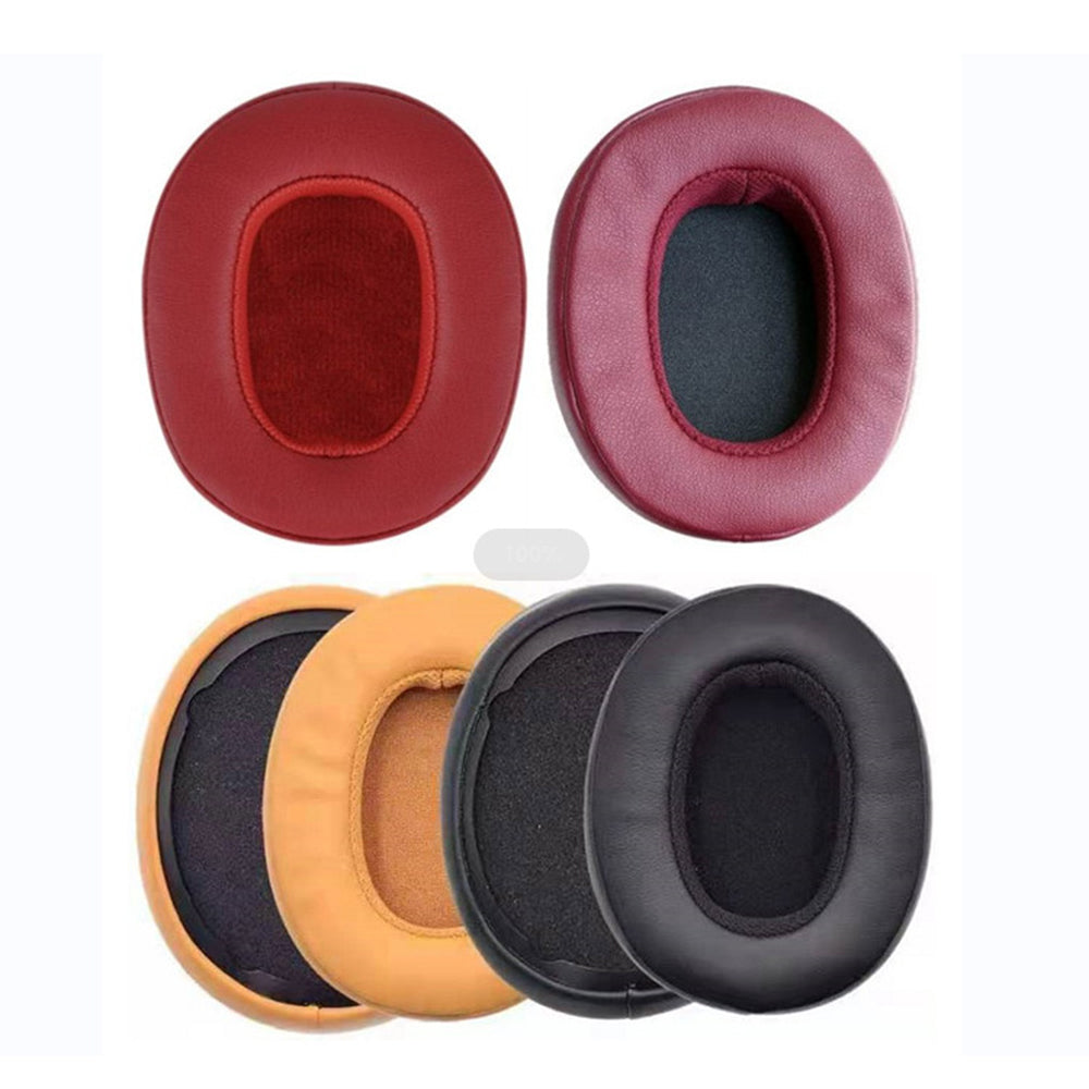 1 Pair Soft Earpads Leather Sponge Cushions for Skullcandy Crusher 3.0 Headphone Accessories Replacement - Black