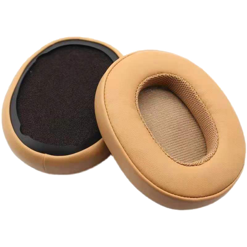 1 Pair Soft Earpads Leather Sponge Cushions for Skullcandy Crusher 3.0 Headphone Accessories Replacement - Yellow