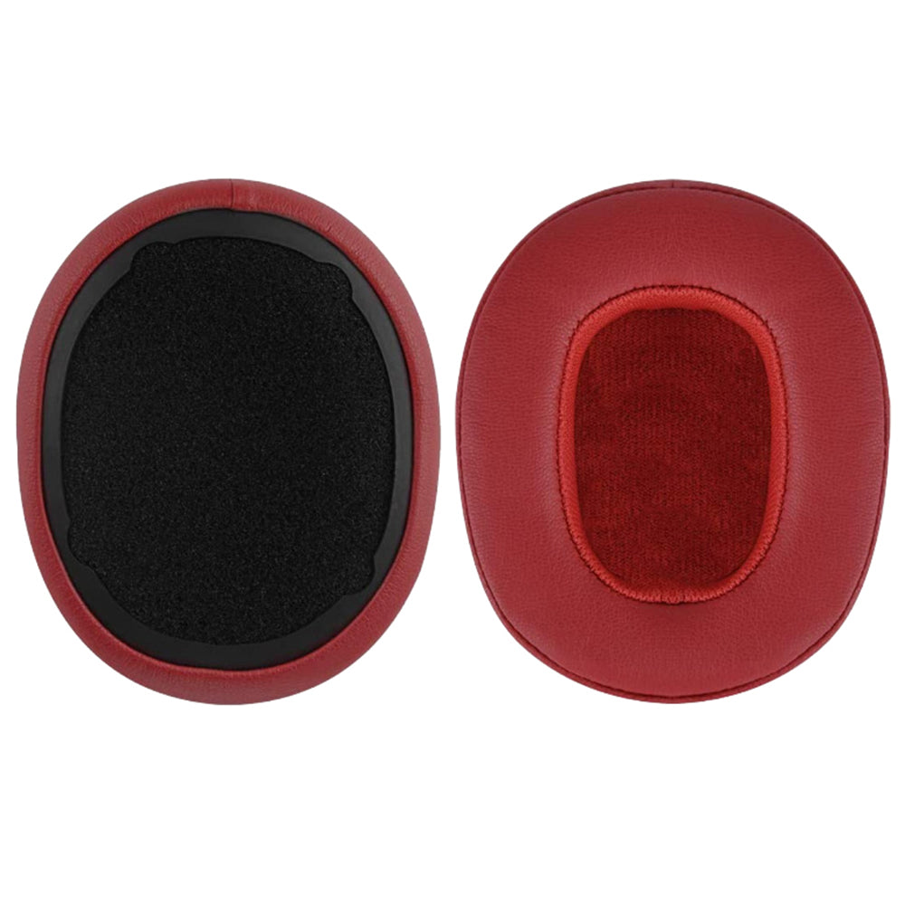 1 Pair Soft Earpads Leather Sponge Cushions for Skullcandy Crusher 3.0 Headphone Accessories Replacement - Red
