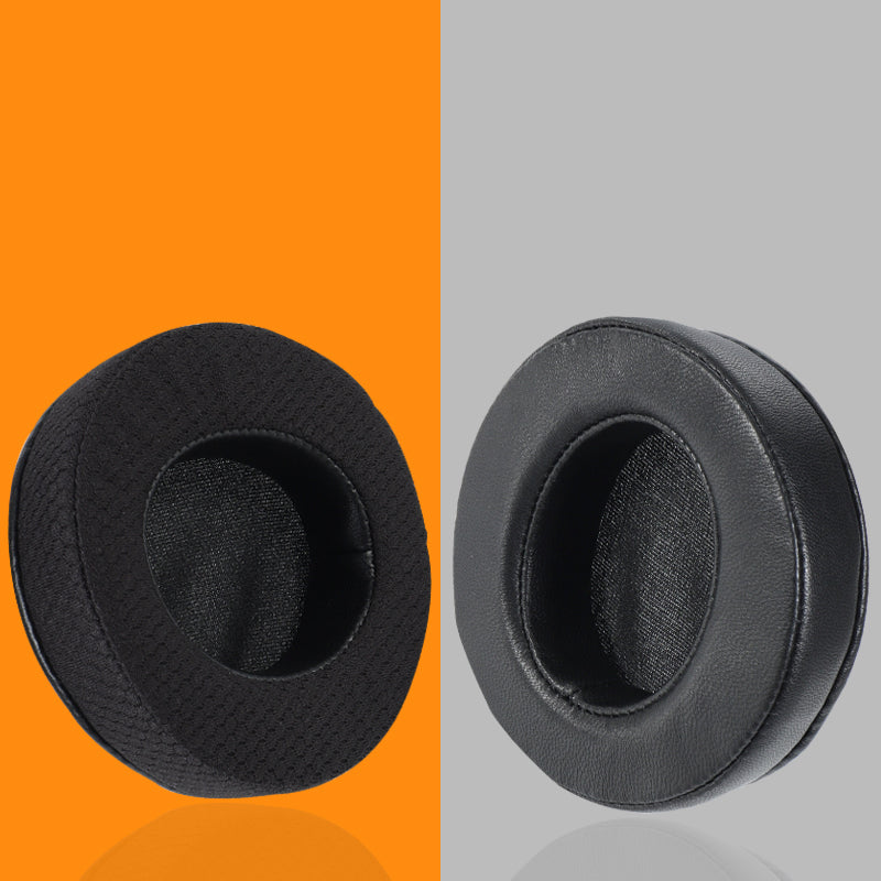 For Alienware AW310H/AW510H 1 Pair Replacement Breathable Earpads Lambskin + Mesh Cloth Headphone Earmuffs