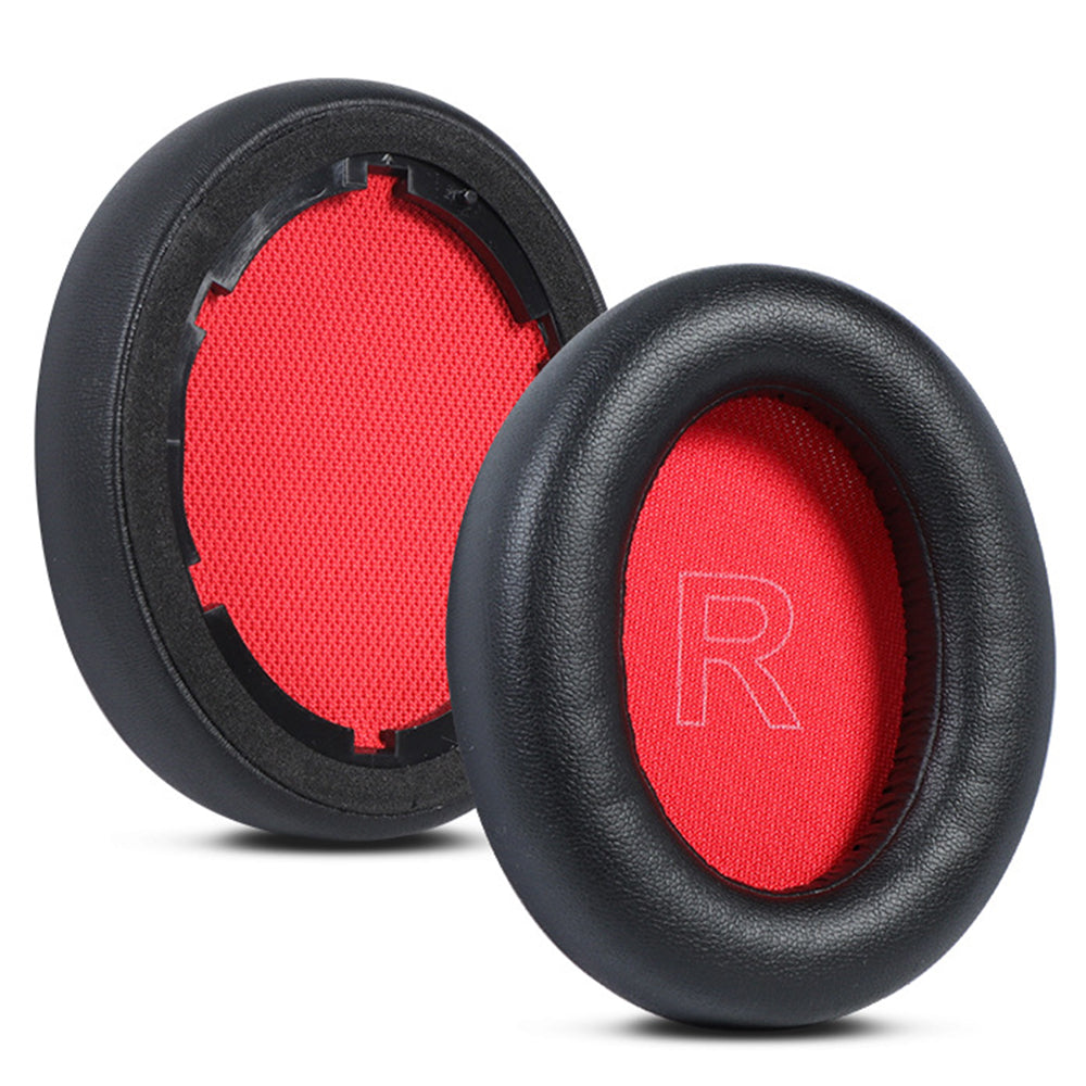 For Anker Soundcore Life Q10 1 Pair Replacement Headphone Earpads Soft Breathable Headset Earmuffs - Red