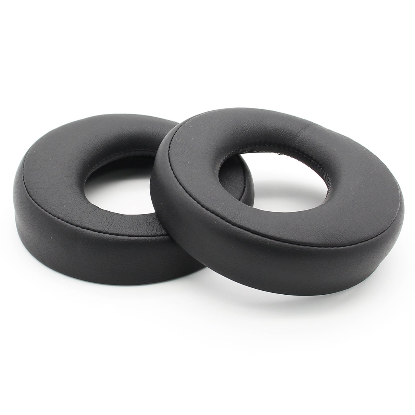 JZF-233 1 Pair for Sony PS4 PS3 PSV PC Gold Wireless Headset 7.1 Replacement Ear Cups Earpads Protein Leather Headphone Ear Cushion - Black