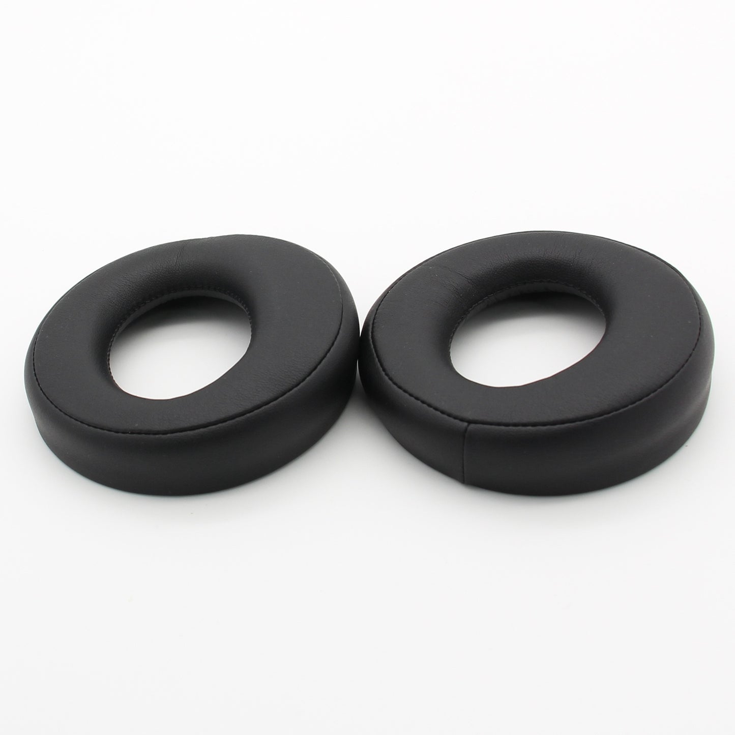 JZF-233 1 Pair for Sony PS4 PS3 PSV PC Gold Wireless Headset 7.1 Replacement Ear Cups Earpads Protein Leather Headphone Ear Cushion - Black