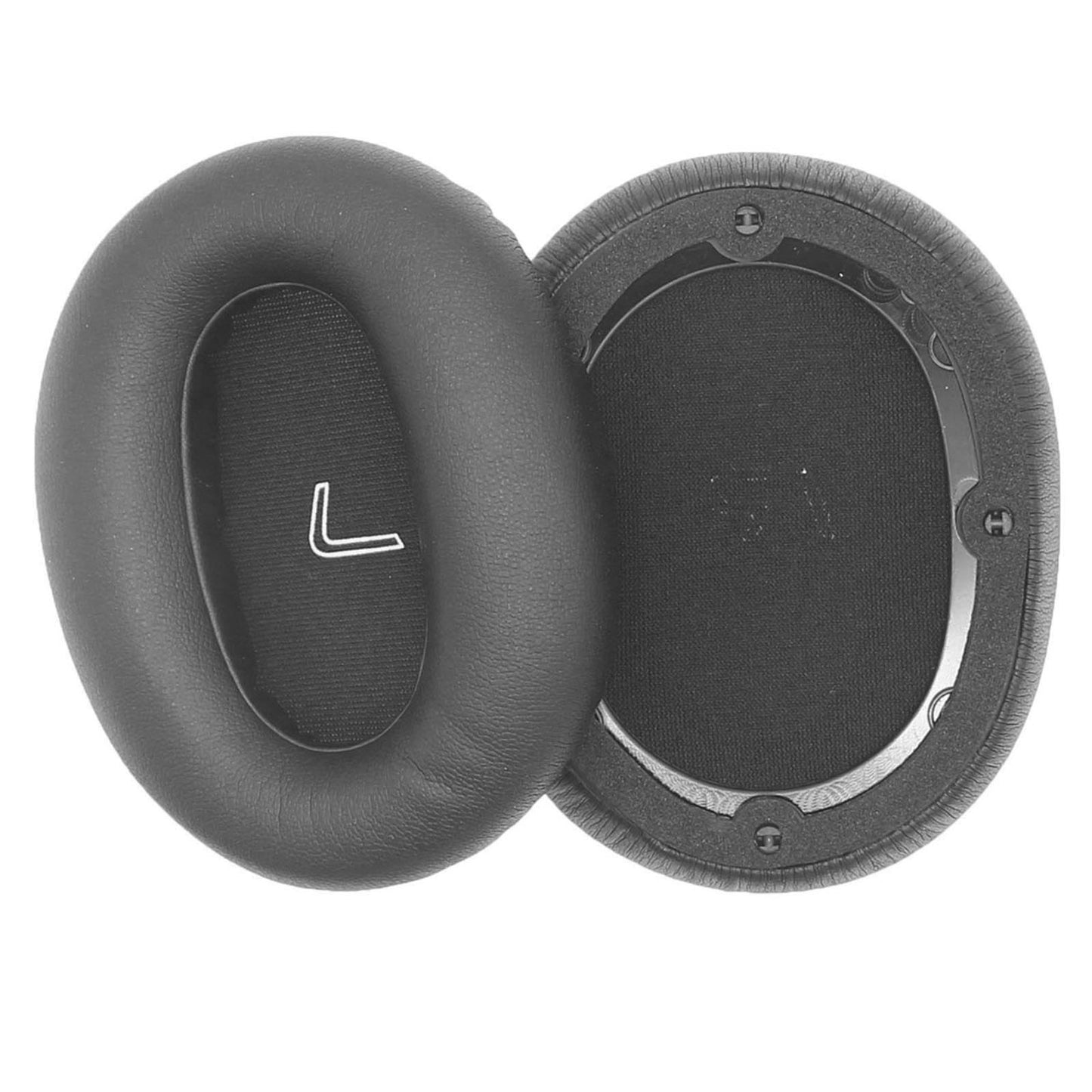 JZF-380 One Pair Earpads for EDIFIER W860NB Headphone Soft Protein Leather Cushions Replacement Earphone Accessories - Black