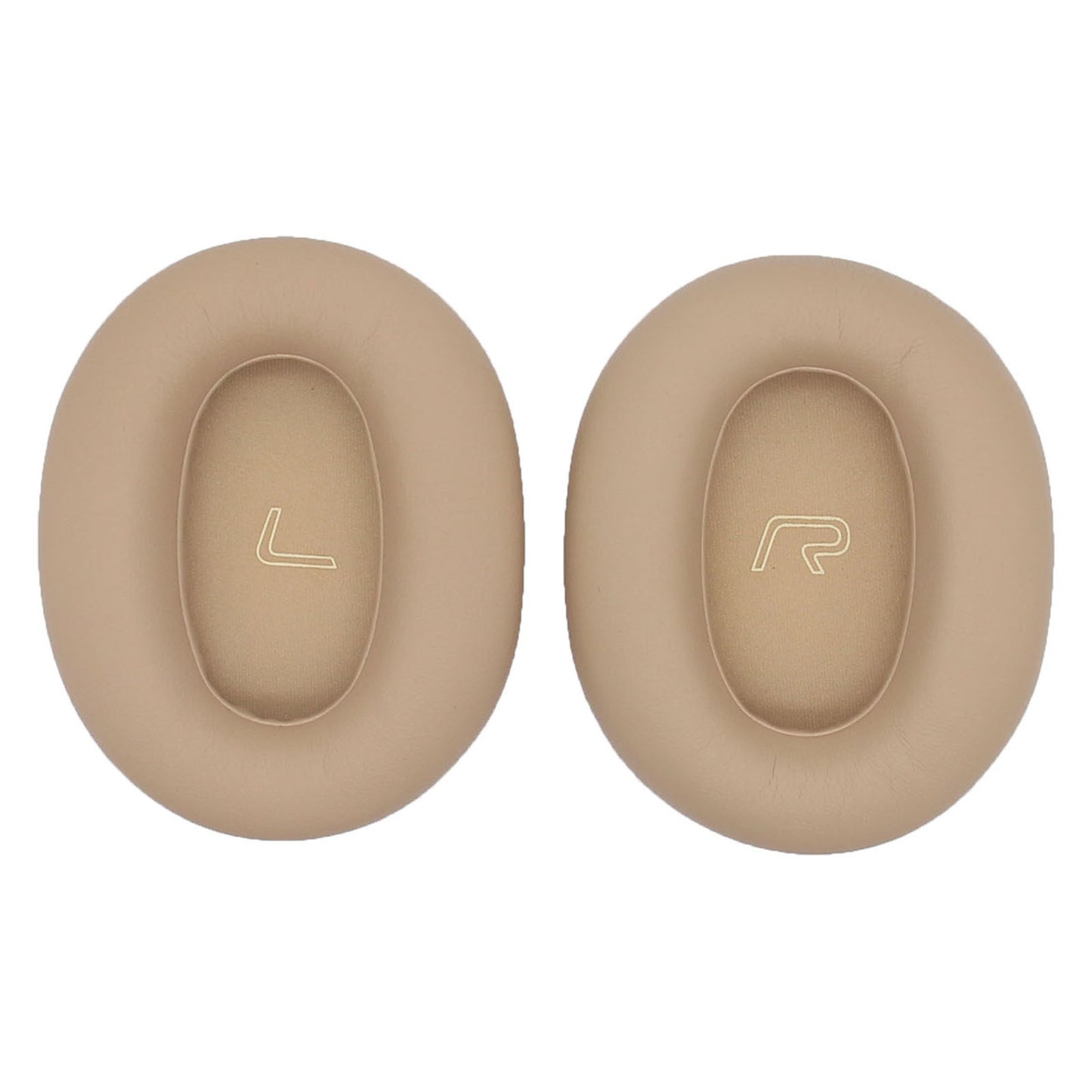 JZF-380 One Pair Earpads for EDIFIER W860NB Headphone Soft Protein Leather Cushions Replacement Earphone Accessories - Khaki