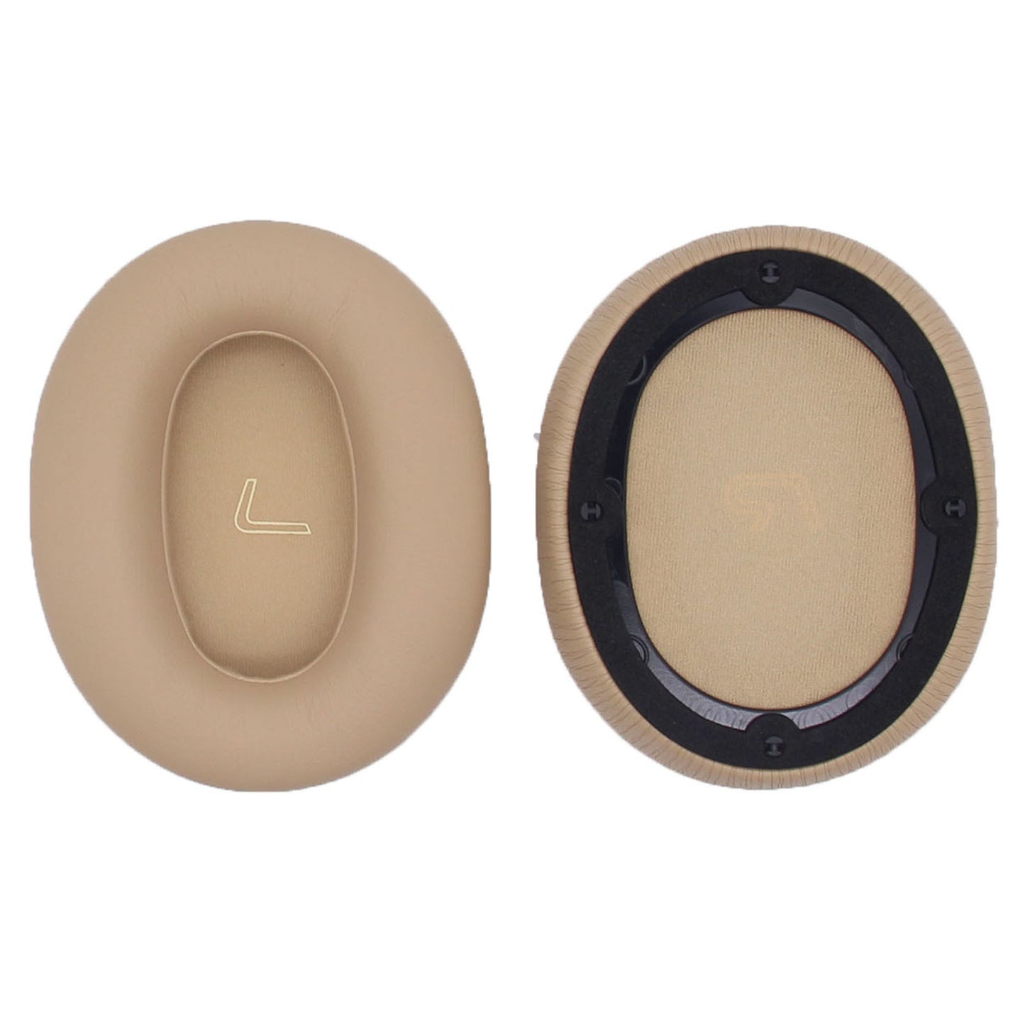 JZF-380 One Pair Earpads for EDIFIER W860NB Headphone Soft Protein Leather Cushions Replacement Earphone Accessories - Khaki