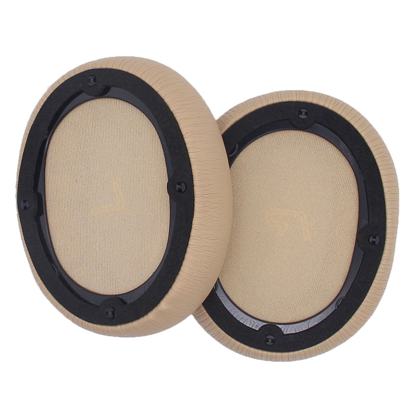 JZF-380 One Pair Earpads for EDIFIER W860NB Headphone Soft Protein Leather Cushions Replacement Earphone Accessories - Khaki
