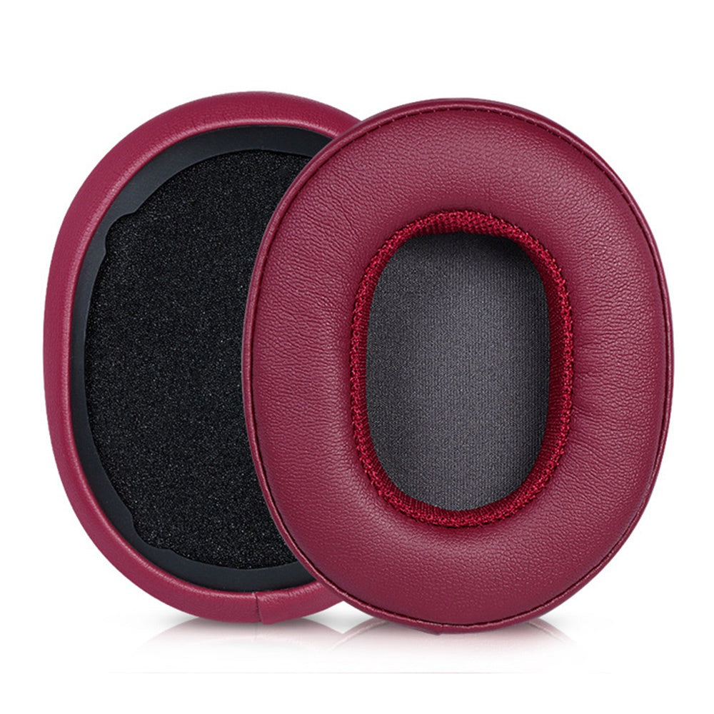 1 Pair for Skullcandy Crusher 3.0 Wireless / Hesh 3 ANC Bluetooth Headset Replacement Earpads Headphone Soft Earmuffs - Wine Red