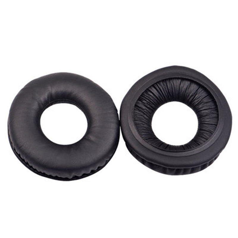 1 Pair Replacement Earpads Soft Leather Headphone Ear Cushions for Sony WH-CH500 / CH510 / ZX100 / ZX330 Headset - Black