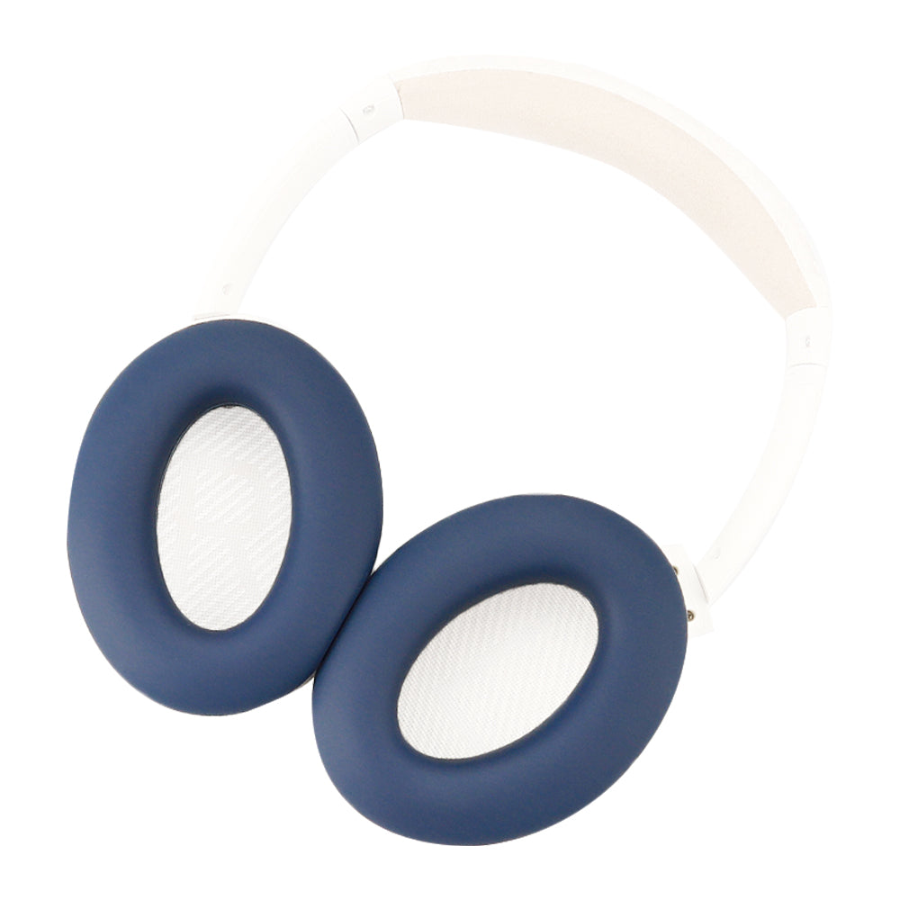 For Bose QC45 / QC35 / QC25 / QC15 / AE2 1 Pair Flexible Silicone Headphone Earpads Cushions Ear Cover Pad - Dark Blue