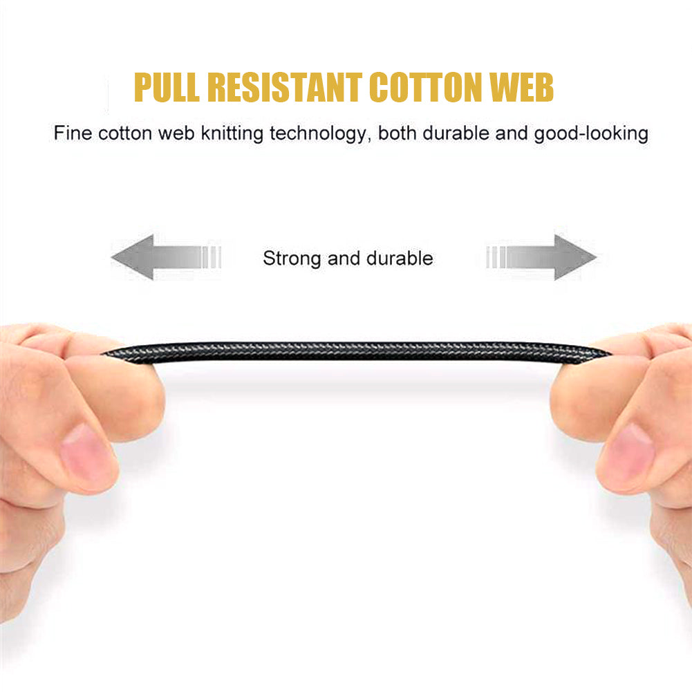 1.2m Earphone Cable Audio Extension Cable Jack 3.5mm to 3.5mm Male to Male Aux Cable Cord with Sliding Volume Control Mic - White