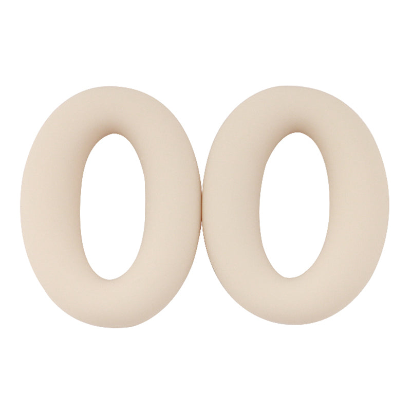 1 Pair Ear Cushions For Sony WH-H910N , Soft Silicone Headphone Earpads Replacement Cover Pad - Beige