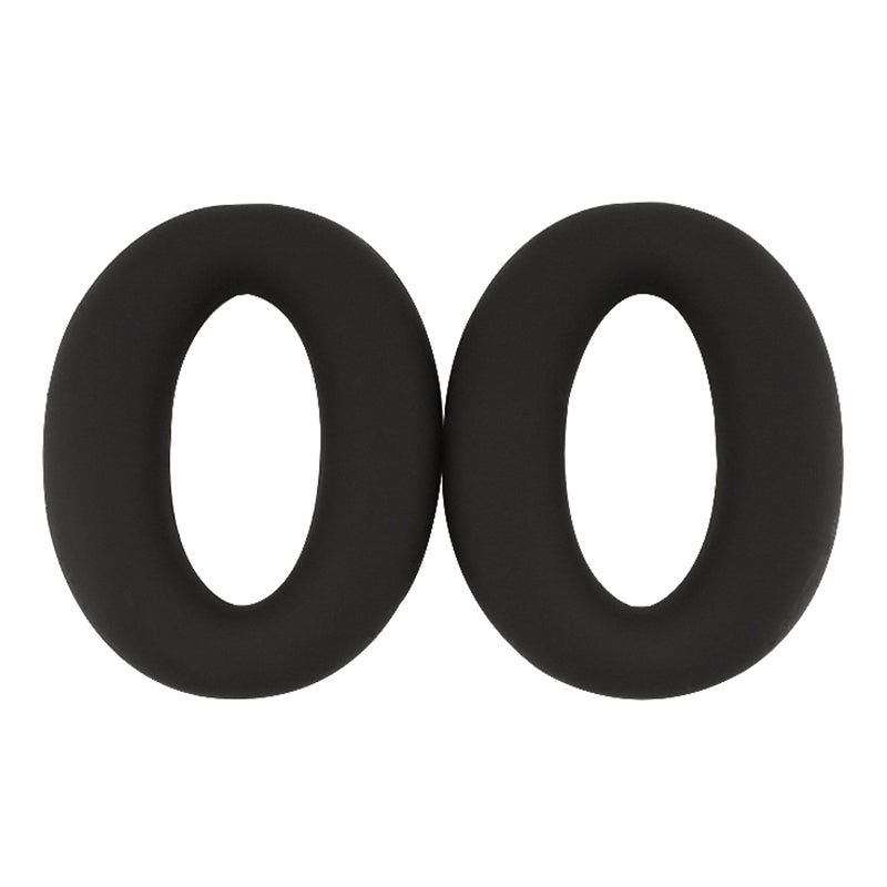 For Sony WH-XB910N 1 Pair Flexible Silicone Headphone Earpads Replacement Ear Cushions Cover Pad - Black