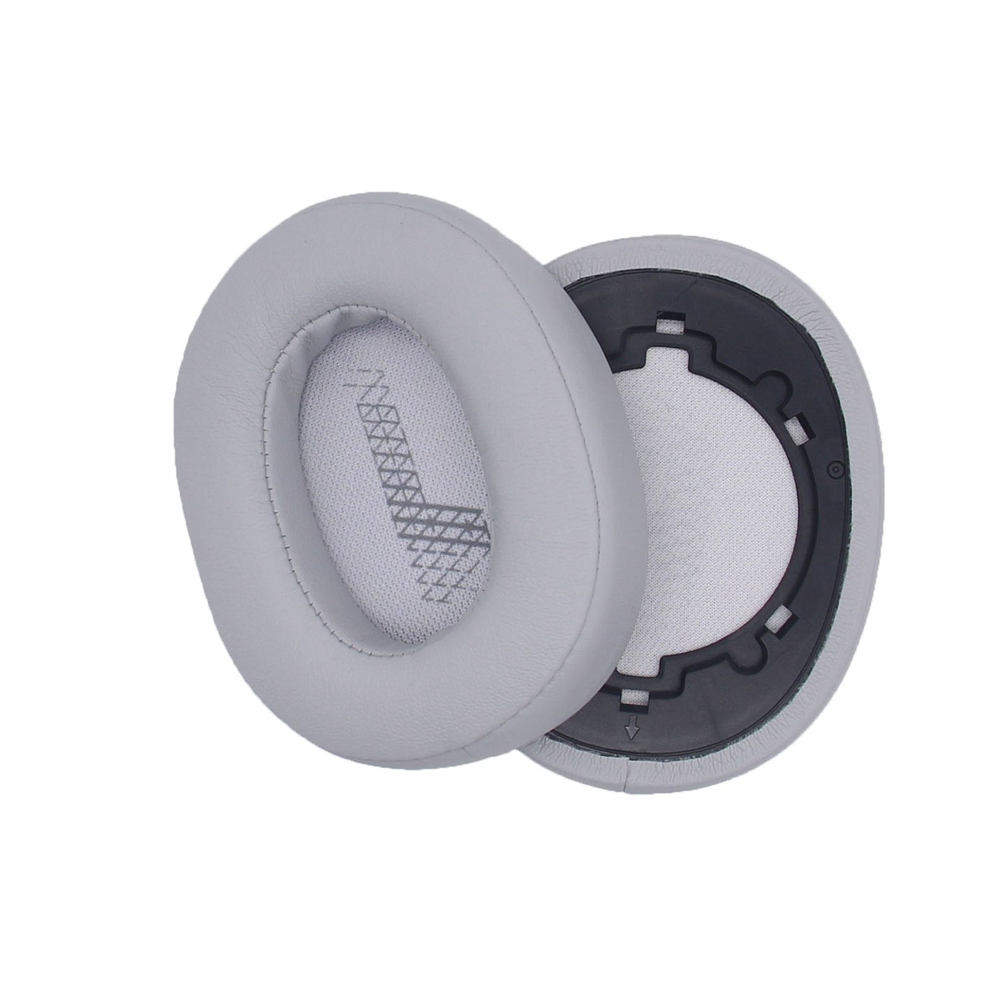 1 Pair Headphone Earpads for JBL LIVE 500BT, Replacement Soft Protein Leather Earphone Ear Cushion Pad - Grey