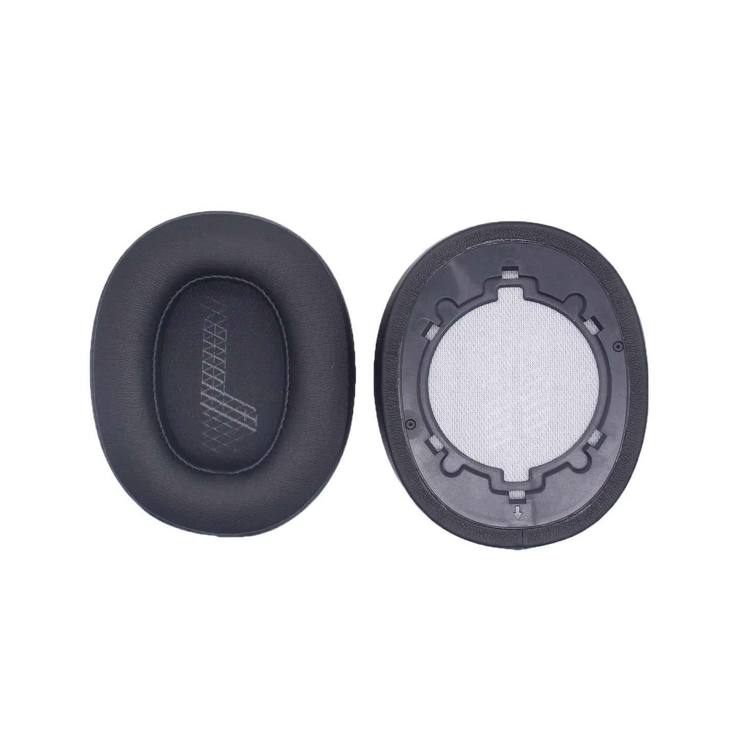 1 Pair Headphone Earpads for JBL LIVE 500BT, Replacement Soft Protein Leather Earphone Ear Cushion Pad - Black