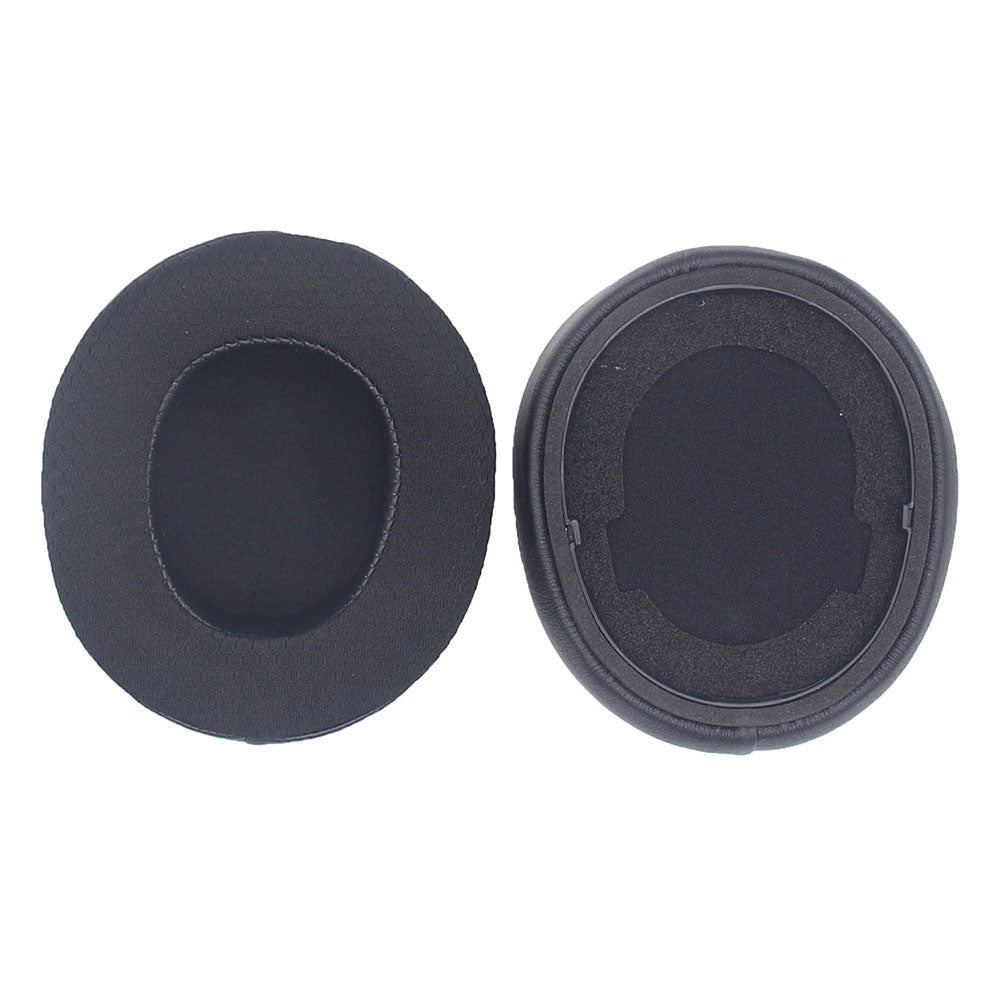 JZF-410 1 Pair for SteelSeries Arctis Nova Pro Bluetooth Headphone Replacement Earpads Protein Leather Earmuffs - Football Pattern