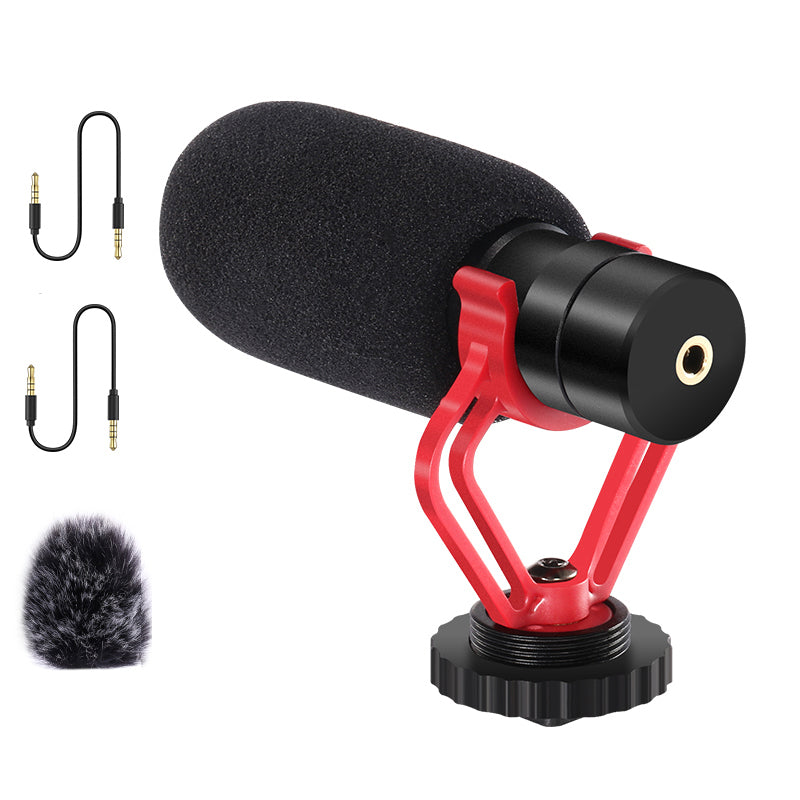 KT-G3 Phone Camera Shotgun Microphone Portable Electrostatic Condenser Microphone Intelligent Noise Reduction