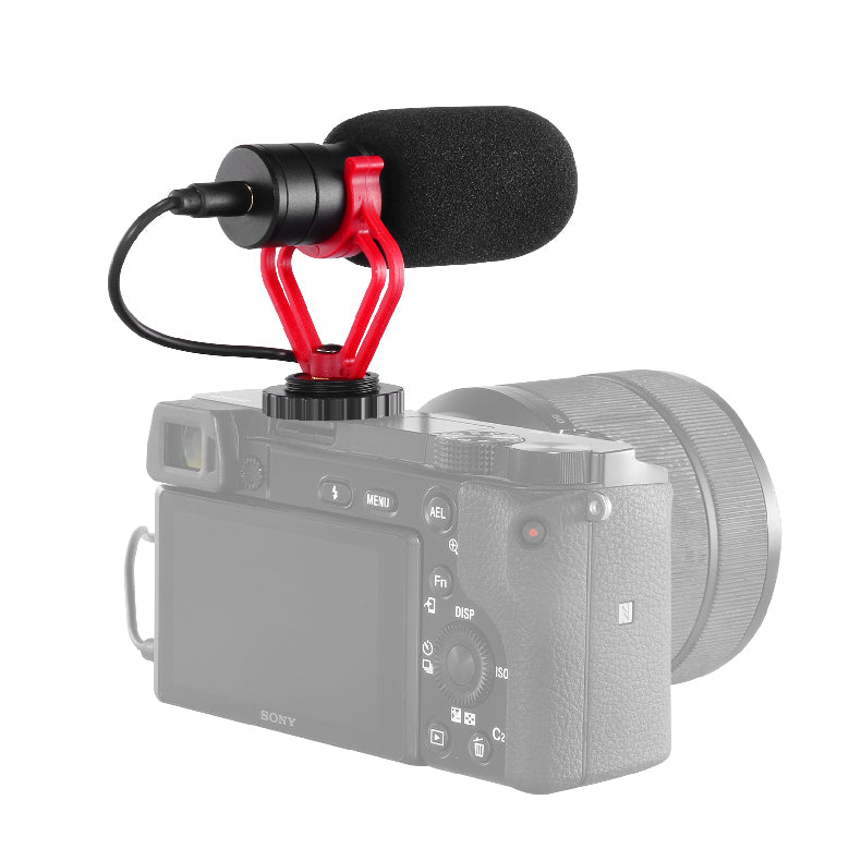 KT-G3 Phone Camera Shotgun Microphone Portable Electrostatic Condenser Microphone Intelligent Noise Reduction