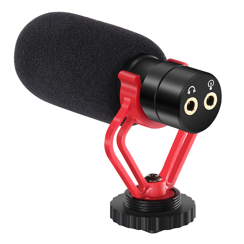 KT-G3A Portable Electrostatic Condenser Shotgun Microphone Phone Camera Live Microphone Intelligent Noise Reduction