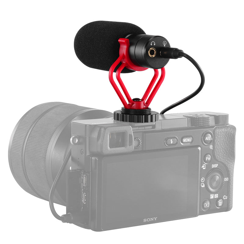 KT-G3A Portable Electrostatic Condenser Shotgun Microphone Phone Camera Live Microphone Intelligent Noise Reduction