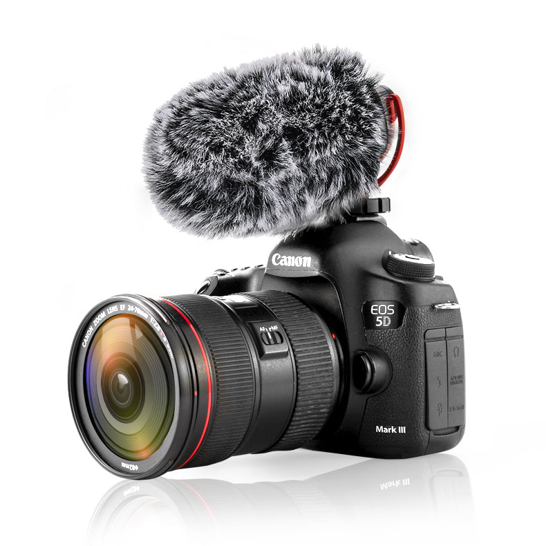 KT-G3A Portable Electrostatic Condenser Shotgun Microphone Phone Camera Live Microphone Intelligent Noise Reduction