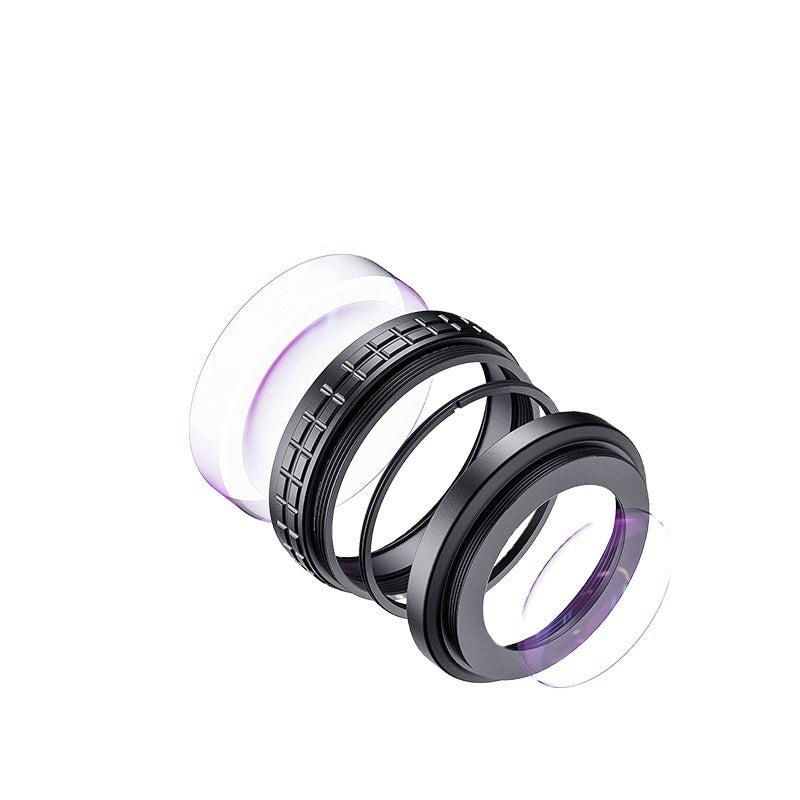 Uniqkart WL-1 18mm Wide Angle Lens 10X HD Macro 2-in-1 Additional Camera Lens Kit for Sony ZV-1 Camera Accessories